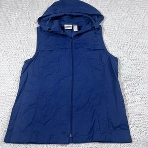 Chico’s Felix Twill Hooded Vest